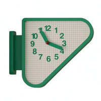 Corner Wall Clock Large Numerals Triangular Wall Clock Space-Saving