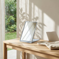 Foldable Mirror with Stand Compact Folding Vanity Mirror for Dorm Room, Travel