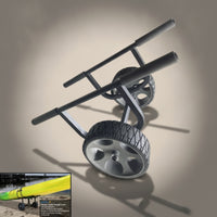 Kayak Cart Wheeled Kayak Trolley Padded Canoes Trolley for Surfers