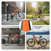 Cycle Frame Cover with Hook-and-Loop Closure Splash-Resistant Cycle Protect Cover Electric Bicycle Protect Sleeve Wind-Blocking