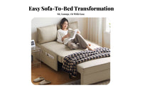 versatileUse Pull-extendable Sofa Bed Space-Saving Pull-extendable Couch Bed expandableableable Design changeable Loveseat Modern & aesthetic for Apartment Dwellers, residents, Students, Living Room, Small areas, Office