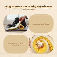 Thermal Wool Insoles, Winter Comfort, Soft Padding