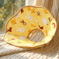 Soft Pet Cone for Small Dogs, Cartoon Style Nylon Pet Neck Cone with Drawstring, Puppy and Kitten Cone for After Surgery Anti Bite Lick Recovery
