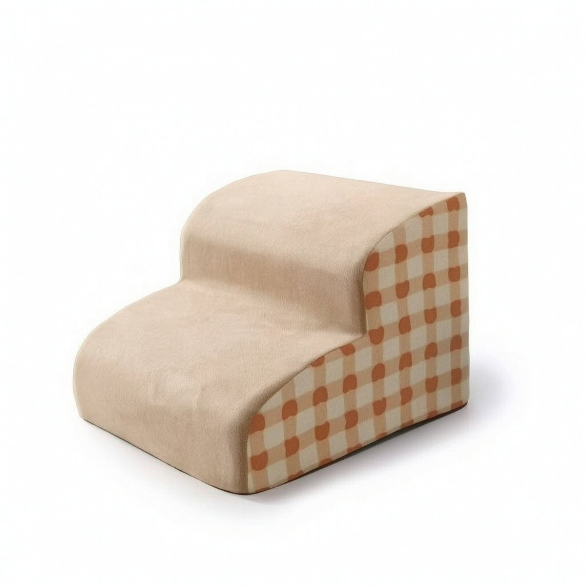 Pet Bed Stair Ramp Soft Foam Pet Stairs Washable for Bedroom, Sofa, Small Dogs