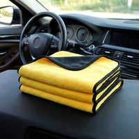 Thick Microfibre Cloth and Coral Fleece Car Drying Towel, Absorbent Microfibre Cloth for Car Drying Towel for Home