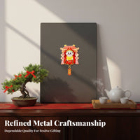 Metal Fridge Magnet God of Wealth Chinese New Year Cartoon Festive Gift