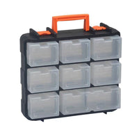 Portable Tool Box with Drawers Compact Toolbox Lightweight for Vehicle