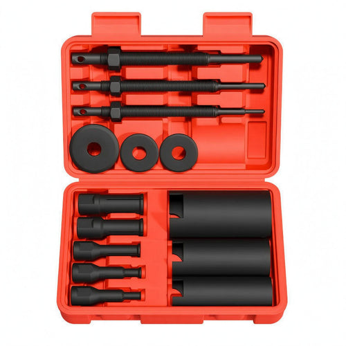 14 Pieces Internal Bearing Removal Kit Tailored Compartments Inner Inner Housing Bearing Puller High Hardness for Car Repair