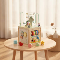 Activity Cube Interactive Bead Maze Sensory for Nursery, Preschool, Kids, Babies