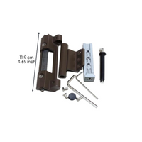 Aluminum hinge damper for doors