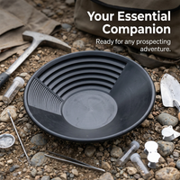 Gold Sifting Classifier Tray, Lightweight Gold Prospecting Pan, Gold Washing Pan with Vial, Gold San - Image 3
