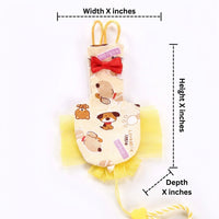 Parrot Diaper and Bird Nappy, Strawberry Pattern with Bow, for Outdoor Wear, Toilet Training Pet Birds