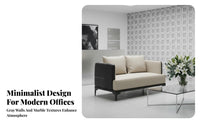 Modern Design 3-Seater and Armchair Combination Sturdy Frame Office Furniture Easy to Clean Reception Seating Authentic Leather Upholstery for Executives, Business Owners, Guests, Lounge Area, Waiting Room, Lobby