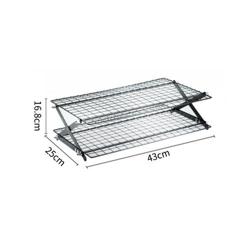 Adjustable Height Cooling Rack Space-Saving Kitchen Organizer Easy to Clean