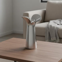 Stainless Steel Vase Minimalist Design Decor Tarnish-Resistant