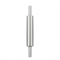 Stainless Steel Rolling Roller Straight Handles Metal Pastry Roller