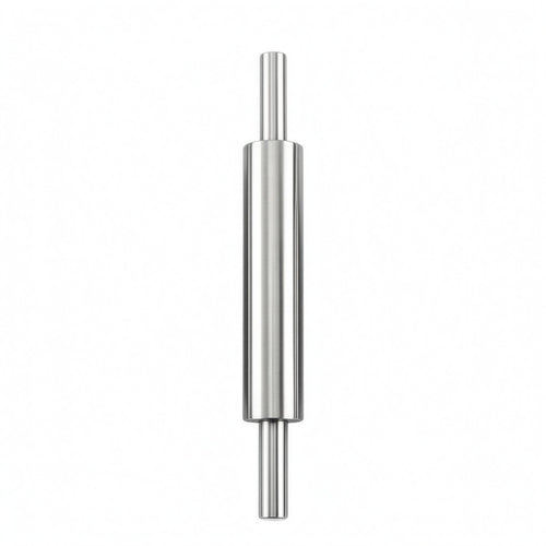 Stainless Steel Rolling Roller Straight Handles Metal Pastry Roller