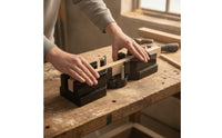 2-in-1 Miter Cutting Guide Clamp-Style Adjustable Miter Guide Secure Woodworking Tool Accurate for Woodworkers, Carpenters, DIYers, Trim Work, Frame Making, Workshop