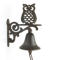 American Country Cast Iron Bell, Hand Bell, Retro Decorative Doorbell for Courtyard and Garden