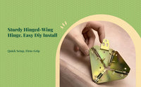 Panel Hinge, sturdy Duty Folding Table Hinge, Stainless Steel, Space Saving, Home Furniture Support