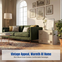 Mid-Century Storage Cabinet, Classic TV Stand, Multi-Functional Dresser, Living Room Set