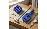 Adjustable Watch Band Link Remover Set Wide Compatibility Watch Link Removal Kit Long-Lasting Metal Construction Strap Resizing Tool Easy to Use for DIYers, Beginners, Home Repair