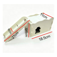 Hamster Ramp House Side Entrance Wood Hamster House Wavy Top Border