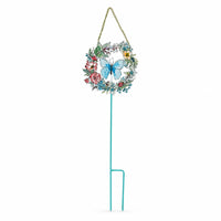 Hanging Garden Stake Pointed Insert Outdoor Decor Painted Iron Style