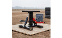 Hydraulic Motorcycle Lift Height Adjustable Hydraulic Motorcycle Lift Anti Slip Top Maintenance Stand Riders, Garage, Workshop