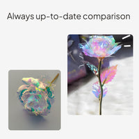 Rainbow Lighted Artificial Flower Romantic Gift Decor