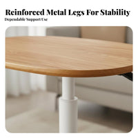 elevatingTop Side Table Space-Saving Household Furniture U-shaped based Base for Students