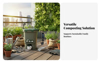 Bokashi Composting Bin Airtight Closure Fermenting Compost Container Kitchen Compost Container Odorless Kitchen Food Waste Bin