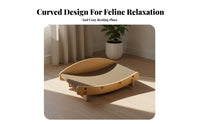 Cat Scratcher Lounge Versatile Function Sisal Cat Scratcher Lounge Pet Furniture Natural Materials Long-Lasting