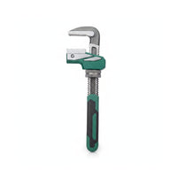 Pipe Wrench Serrated F-Wrench TPR-Coated for Workshop, Plumbers