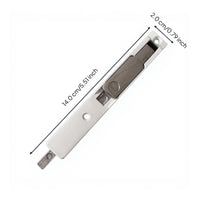 Aluminum Alloy Thermal Break Casement Door Fenestration Hardware Kit, Integrated Top and Bottom Latch, Easy Installation