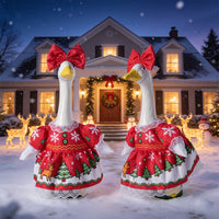 23-Inch Goose Costume for Holiday Porch Decor - Christmas, Halloween, Thanksgiving