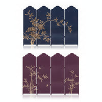 Black Edge Frame Traditional Chinese Style Home Decor Pagodatabletop Screen