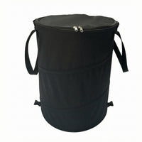 Foldable Trash Bin Cylindrical Outdoor Container