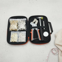 200 Sets 10mm Eyelet Kit Double Color Eyelet Punch Tool Set Includes Washers Grommet Pliers Kit for Tarp Repair, Bag Making