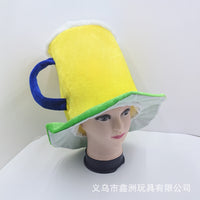 Halloween Party Beer Hat, Dance Performance Costume Prop