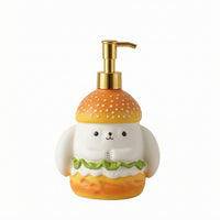 Dog-Shaped Lotion Bottle Rounded Shower Gel Bottle Pump