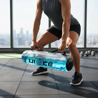 Water-Filled Exercise Ball Portable Weighted Water Ball Adjustable Weight Soft Body for Bodybuilders, Home Workout, Gym