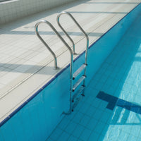 Pool Ladder with Anti-Slip Steps Stainless Steel Pool Ladder with Handrails No-Tool