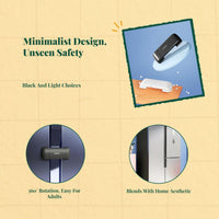 Child-safe adjustable fridge lock