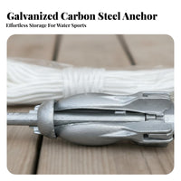 Kayak Anchor Foldable Design Galvanized Steel Anchor Portable Boating Equipment for Kayakers