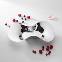 Fruit Bowl Petal-Like Tabletop Decor Polished Finish