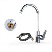 Brass core stainless steel faucet