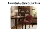 Upholstered Armless Chair Minimalist Design Household Furniture Comfortable Padding Ergonomic Spine Supportrest for Adults
