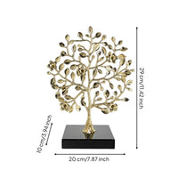 Decorative Tree with Base Modern Sculpture Tabletop for Entryway