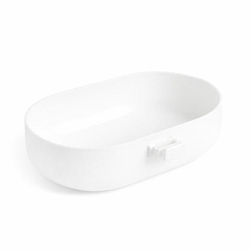 Bird Bath Cage Hanging Bathtub for Small Birds, Pet Bird Bath Box, Decorative Po #variant:White